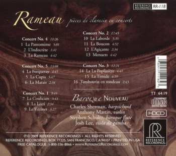 CD Jean-Philippe Rameau: Pièces De Clavecin En Concert 285361