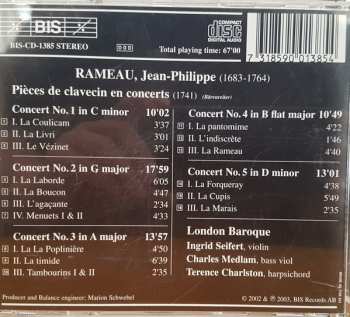 CD Jean-Philippe Rameau: Pièces De Clavecin En Concerts 354996