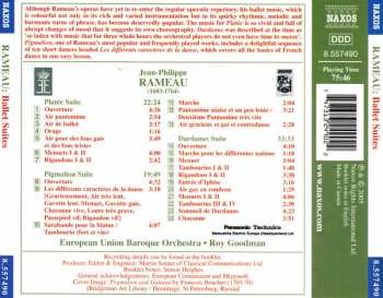 CD Jean-Philippe Rameau: Platée • Pigmalion • Dardanus (Ballet Suites) 280416
