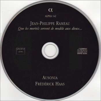 CD Jean-Philippe Rameau: Que Les Mortels Servent De Modèle Aux Dieux... 350191
