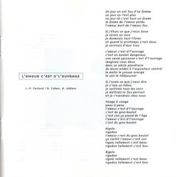 CD Jean-Pierre Ferland: L'Amour C'Est D'L'Ouvrage