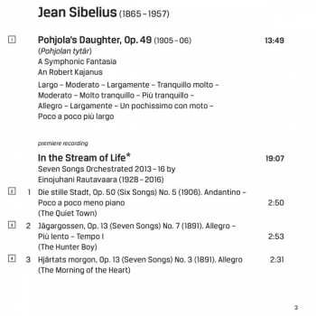 SACD Jean Sibelius: In The Stream Of Life 324325