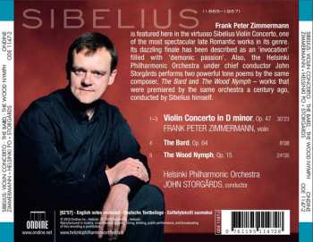 CD Jean Sibelius: Jean Sibelius : Violin Concerto / The Bard / The Wood Nymph 175529