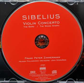 CD Jean Sibelius: Jean Sibelius : Violin Concerto / The Bard / The Wood Nymph 175529