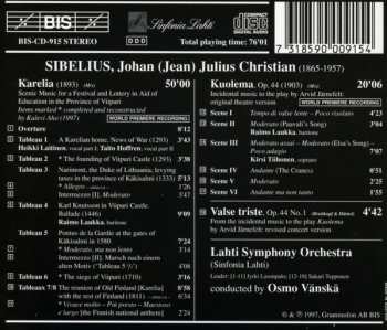 CD Jean Sibelius: Karelia - Complete Score / Kuolema - Incidental Music 408148