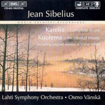 CD Jean Sibelius: Karelia - Complete Score / Kuolema - Incidental Music 408148