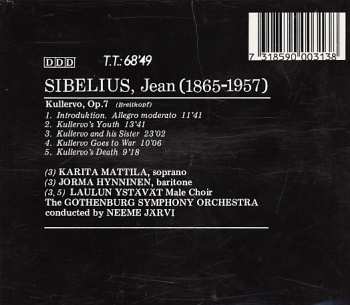 CD Jean Sibelius: Kullervo, Op.7 446754