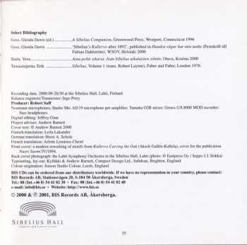 CD Jean Sibelius: Kullervo, Op.7 462677