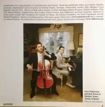 CD Jean Sibelius: Original Works and Arrangements for Cello and Piano 183339