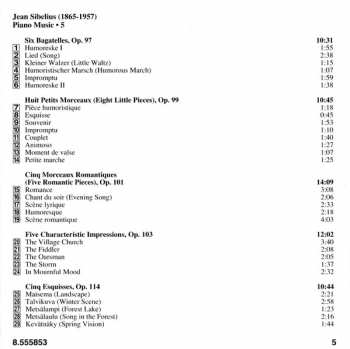 CD Jean Sibelius: Piano Music Volume 5: Piano Miniatures 314323