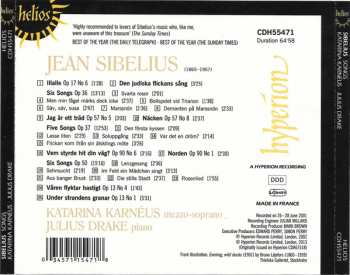 CD Jean Sibelius: Sibelius Songs 314700