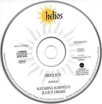 CD Jean Sibelius: Sibelius Songs 314700
