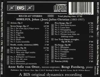 CD Jean Sibelius: Songs, Volume 1 337007