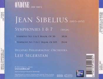 CD Jean Sibelius: Symphonies 1 & 7 310839