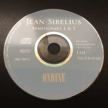 CD Jean Sibelius: Symphonies 1 & 7 310839