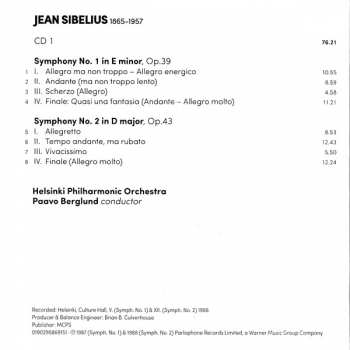 5CD Jean Sibelius: Symphonies  1-7 / Finlandia / The Oceanides / Tapiola / Kullervo 47661