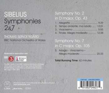 SACD Jean Sibelius: Symphonies 2 & 7 304835
