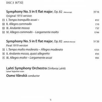 5CD Jean Sibelius: Symphonies 190304