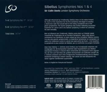 SACD Jean Sibelius: Symphonies Nos 1 & 4 294344