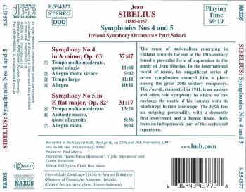 CD Jean Sibelius: Symphonies Nos 4 & 5 270909