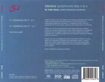 SACD Jean Sibelius: Symphonies Nos 5 & 6 355417