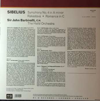 LP Jean Sibelius: Symphony No. 4 In A Minor / Rastakava / Romance In C 127863