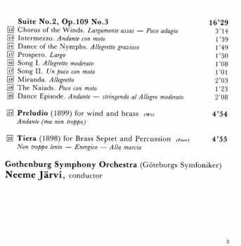 CD Jean Sibelius: The Tempest Suites, Op.109 147800