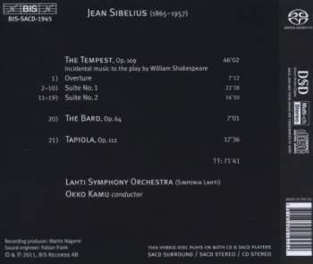 SACD Jean Sibelius: The Tempest Suites - The Bard - Tapiola 349413