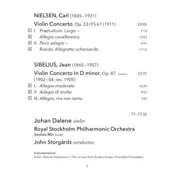 SACD Jean Sibelius: Violin Concertos 493111