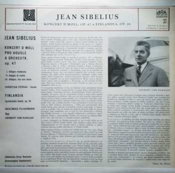 LP Jean Sibelius: Violinkonzert - Finlandia 53141