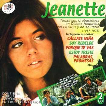 Album Jeanette: Todas Sus Grabaciones En Discos Hispavox Con Pic-Nic Y En Solitario (1967-1976)