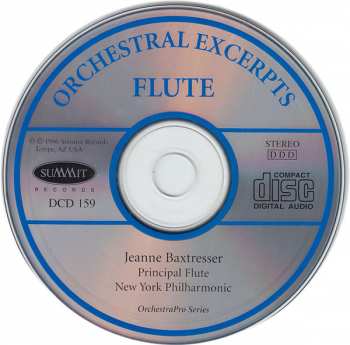 CD Jeanne Baxtresser: Orchestral Excerpts For Flute (With Spoken Commentary) 267416