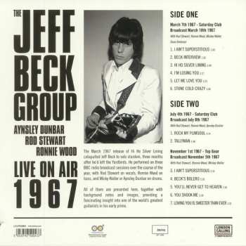 LP Jeff Beck Group: Live On Air 1967 LTD | NUM | CLR 394190