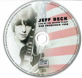 CD Jeff Beck: Live At The Record Plant San Francisco 1968 431329