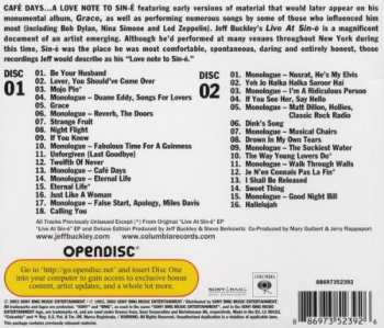 2CD Jeff Buckley: Live At Sin-é 20923