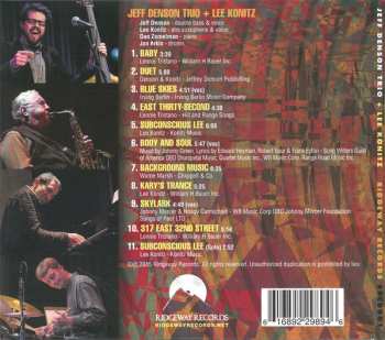 CD Jeff Denson Trio: Jeff Denson Trio + Lee Konitz 269739