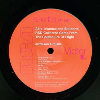 LP Jefferson Airplane: Acid, Incense And Balloons: RSD - Collected Gems From The Golden Era Of Flight LTD 460959