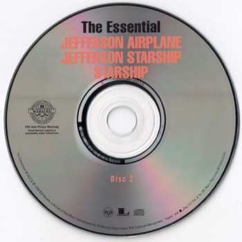 2CD Jefferson Airplane: The Essential Jefferson Airplane / Jefferson Starship / Starship 91513
