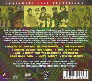 CD Jefferson Airplane: Live... California State University '67 516610