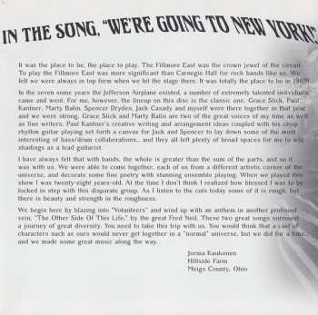 CD Jefferson Airplane: Sweeping Up The Spotlight - Live At The Fillmore East 1969