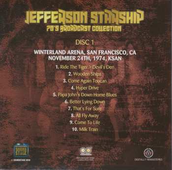 6CD/Box Set Jefferson Starship: 70's Broadcast Collection 432854