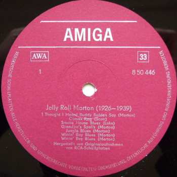 LP Jelly Roll Morton: Jelly Roll Morton 50359