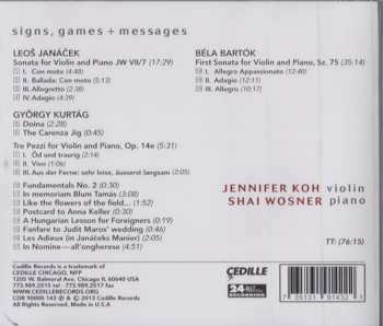CD Jennifer Koh: Signs, Games + Messages 493439