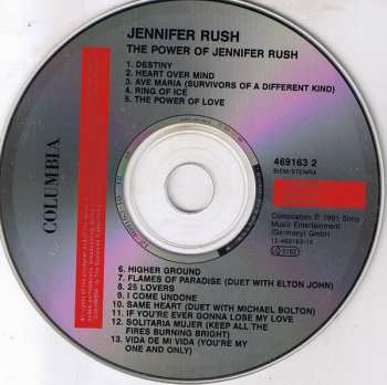 CD Jennifer Rush: The Power Of Jennifer Rush 113717