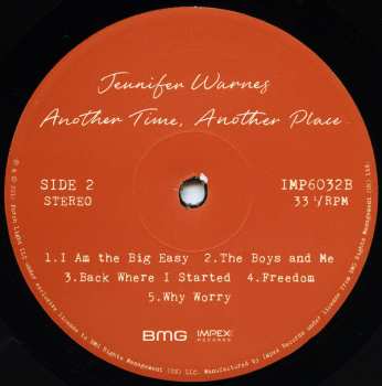 LP Jennifer Warnes: Another Time, Another Place 74082