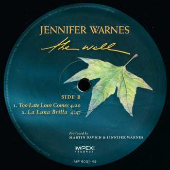 3LP/Box Set Jennifer Warnes: The Well LTD 227932