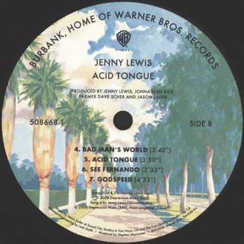 2LP/CD Jenny Lewis: Acid Tongue 325650