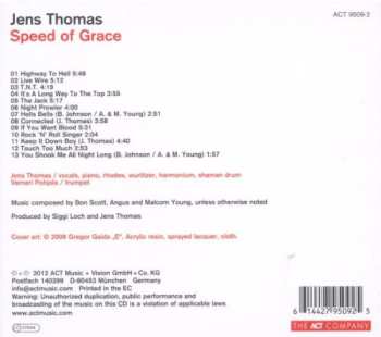 CD Jens Thomas: Speed Of Grace 532280