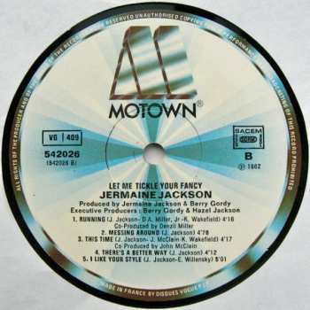 LP Jermaine Jackson: Let Me Tickle Your Fancy 432574