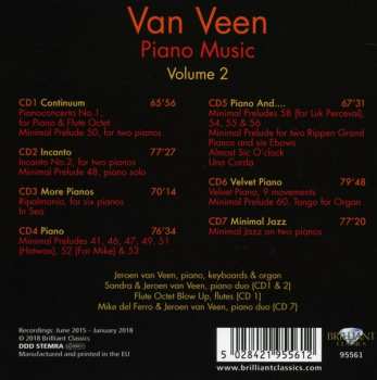 7CD/Box Set Jeroen van Veen: Piano Music Volume 2 118335